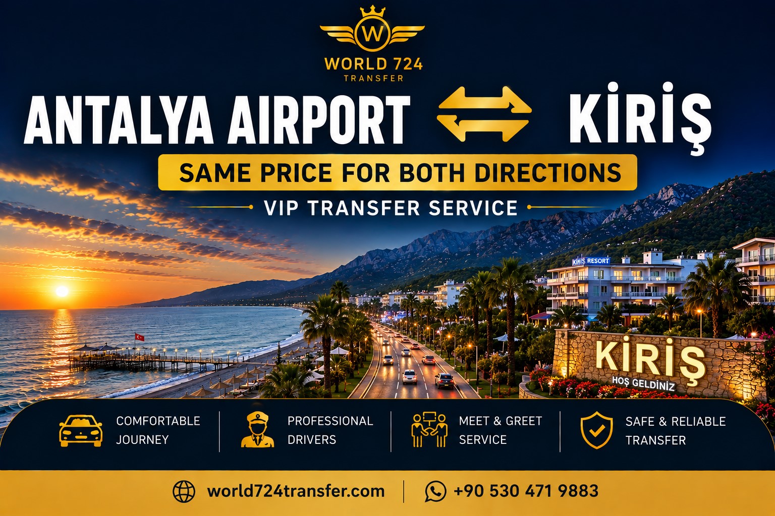 Antalya Havalimanı (AYT)-Kiriş